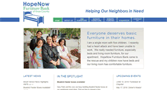 Desktop Screenshot of hopenowfurniturebank.org
